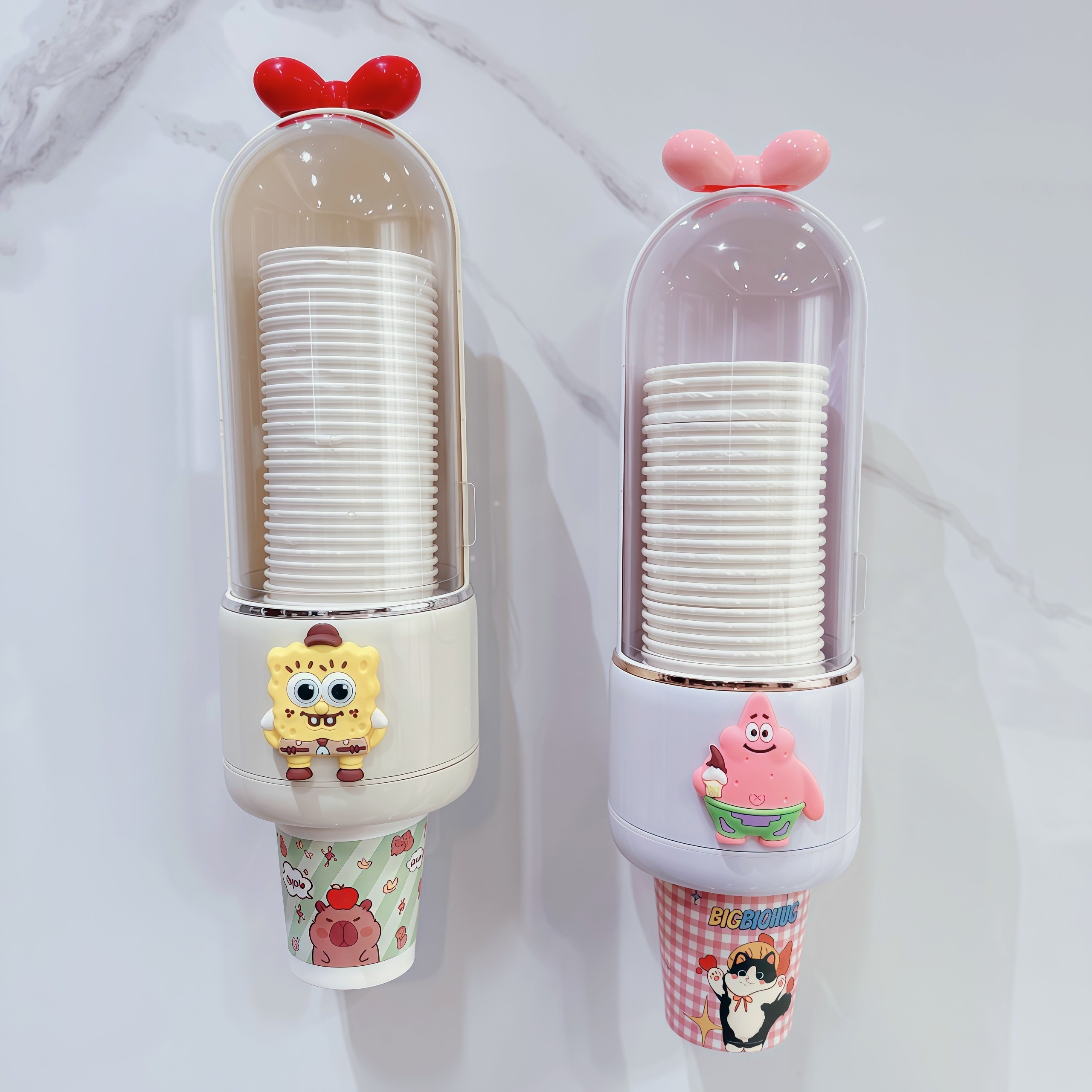 一次性杯子取杯器饮水机水杯架子家用滑盖壁挂式免打孔收纳纸杯架,家庭/个人清洁工具,杯架,淘宝优惠券,粉丝福利购,淘宝优惠卷