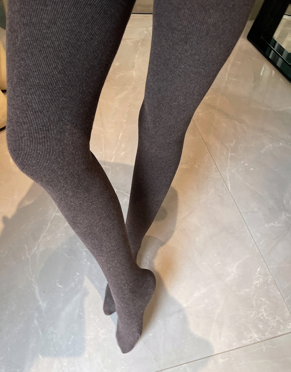 高级色系保暖瘦腿打底袜