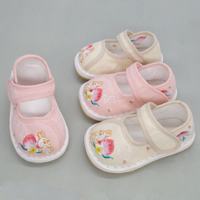 手工布鞋千层底棉布汉服鞋春秋女