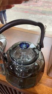 提梁壶星空蒸煮一体玻璃茶壶加厚耐高温过滤电陶炉烧水煮茶壶