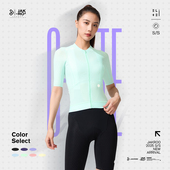 LITE女士多色舒适防晒自行车竞技骑行短袖 捷酷春夏新ELITE