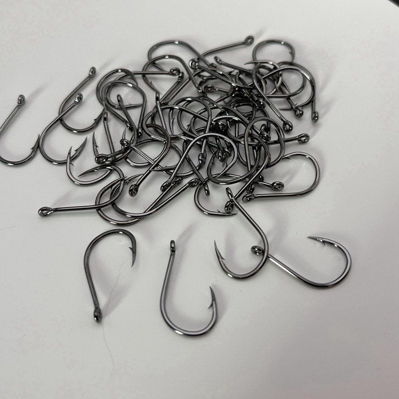 海钓鲫鱼带圈管付伊势尼鱼钩鲢鳙钓鱼有刺爆炸钩用钩倒刺垂钓钓钩