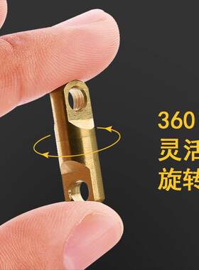 立柱八字环小五金锁鱼环连接器柱形转环强拉力垂钓配件别针鱼锁扣