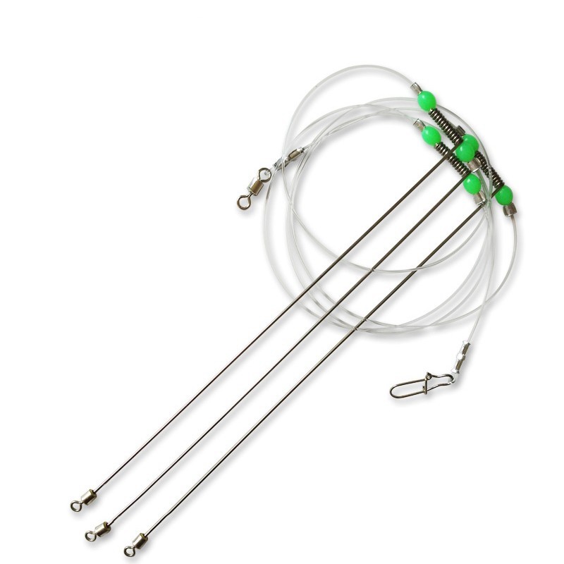 大物又串l型天平钓组串钩夜光弧形葫芦转环海钓线组船钓单刀渔具