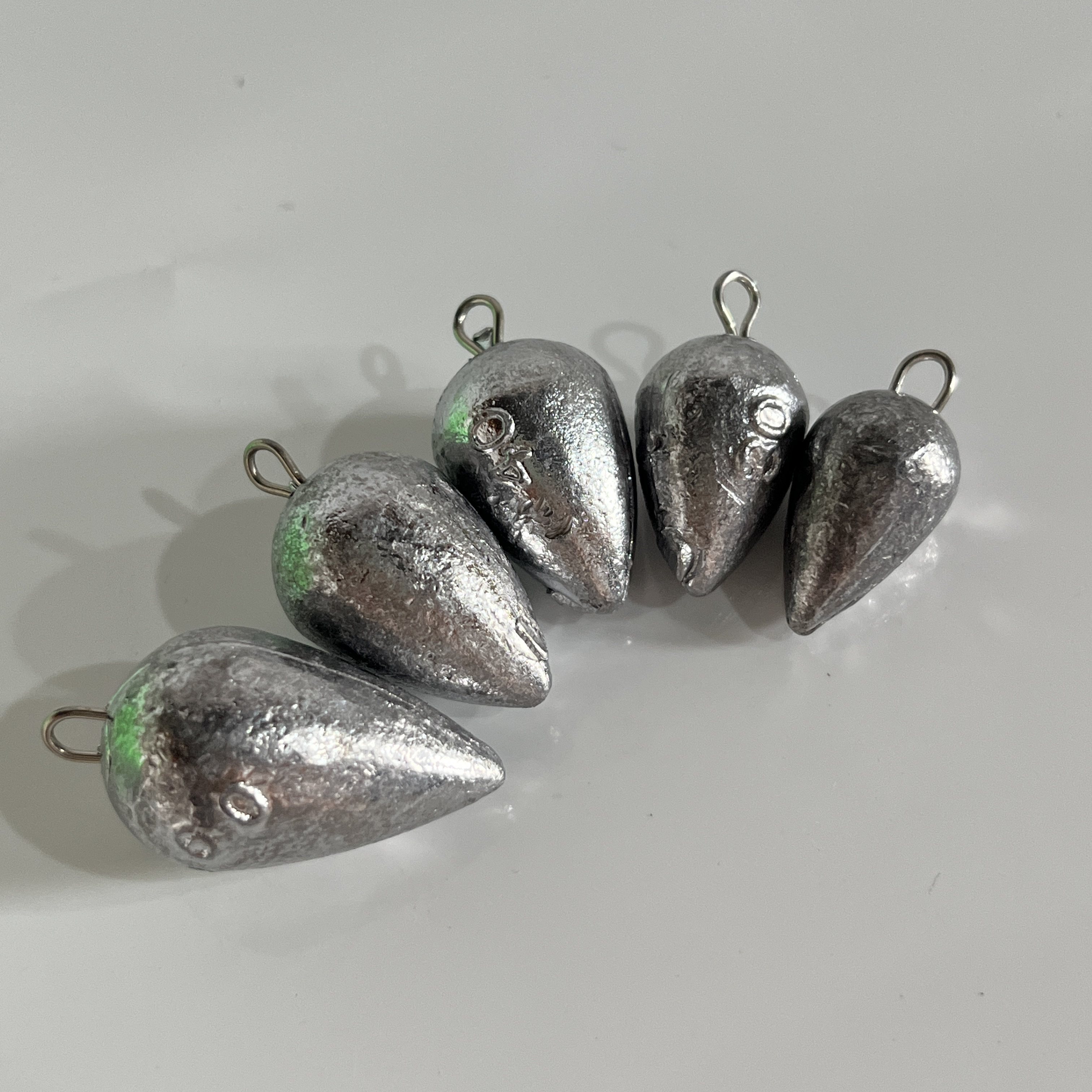 钓鱼坠足克甲鱼铅坠鸡心带环铅坠甲鱼枪用铅坠钓鱼用品