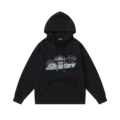 Black 3-Letter Hoodie