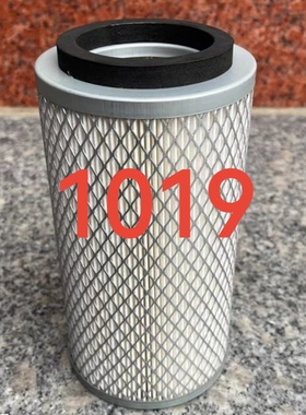K1019铁盖空滤清器适配空压机工程机械叉车空气滤芯K1020铁盖气格