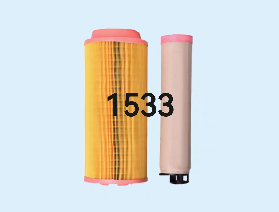 K1533PU1534空滤复盛空压机SF30L道依茨螺杆机SF37空气滤芯C15300