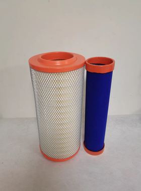 适配收割机装载机发电机组k2450k2451通孔空气滤清器空气滤芯空滤