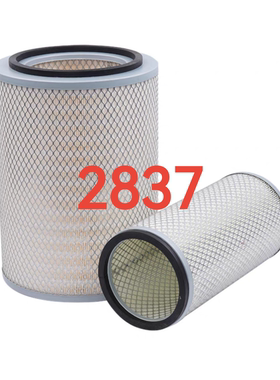 K2837空气滤芯适用 五十铃庆铃三菱货车消防车发电机工程机械空滤