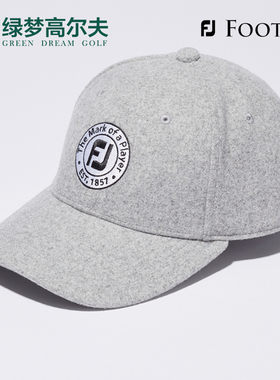 FootJoy高尔夫球帽男士遮阳鸭舌帽运动休闲帽子舒适透气新款
