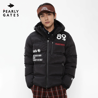 PearlyGates高尔夫外套PG男士冬季保暖羽绒服外套