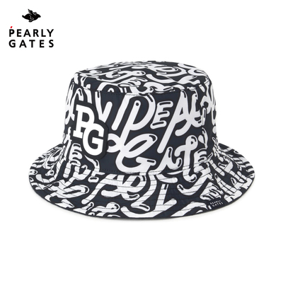 PearlyGates高尔夫球帽男女款渔夫帽字母印花保暖盆帽