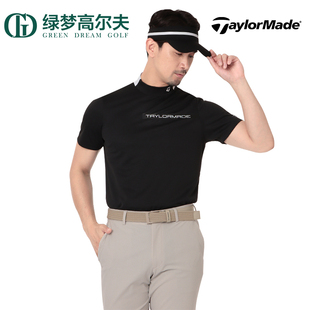 上衣golf运动透气短袖 TaylorMade泰勒梅高尔夫服装 男士 夏季 新款