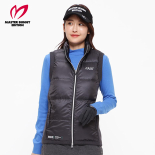 Master Bunny Edition高尔夫服装MBE女士羽绒马甲冬季保暖背心