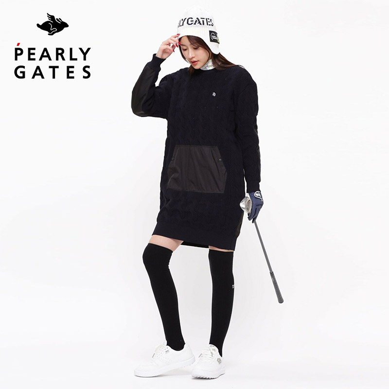 PEARLYGATES高尔夫长款毛衣