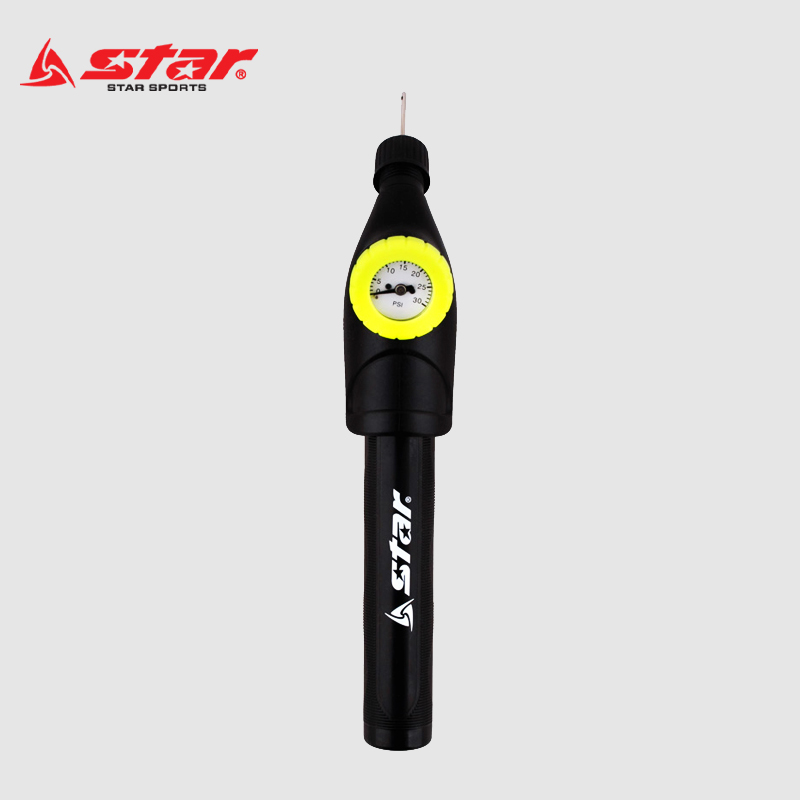 Star世达多功能双向打气筒XA1085附压力表球类便携迷你充气筒