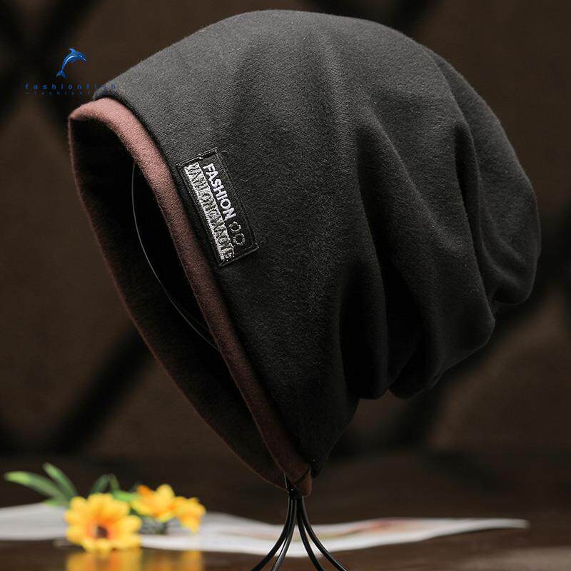모자 남자 가을 겨울 유행 브랜드 패션 풀오버 모자 따뜻하고 다목적 더미 모자 대형 2024 머리띠 BAOTOU 모자