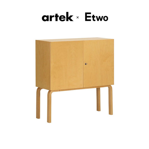E2全球购正品｜芬兰进口artek 90周年经典款Cabinet 250实木柜子