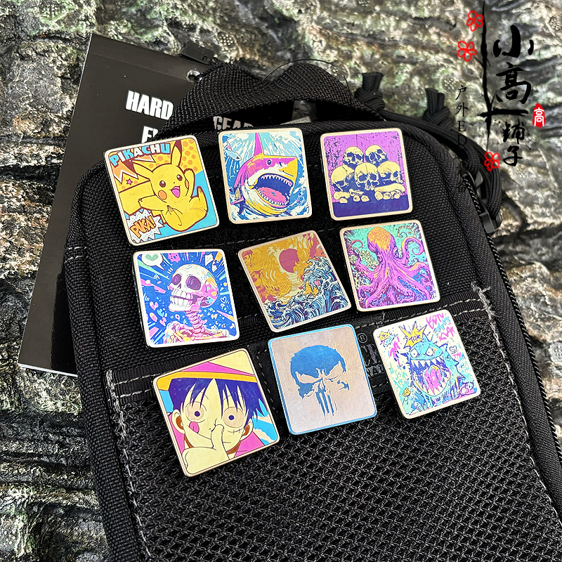 自粘钛合金魔术贴章/臂章/军迷士气章/徽章/胸章/包具配件补丁贴