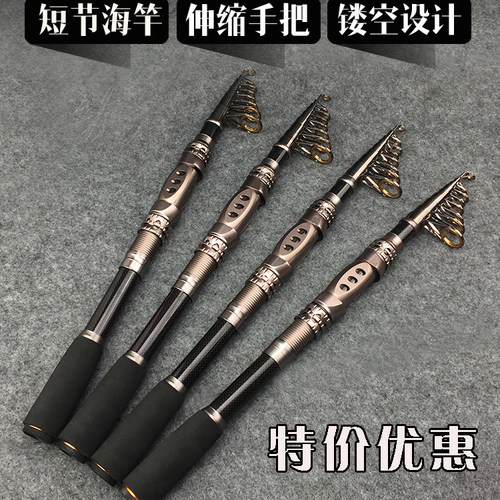 短节方便携带海竿结实把手可延长