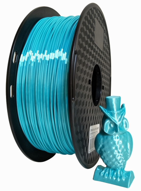 3D打印机耗材 PLA 丝绸 1.75mm 丝绸蓝色 1KG 丝绸PLA材料 线材丝