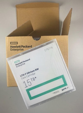 全新原装HPE LTO7数据磁带6.25/15TB, C7977A现货