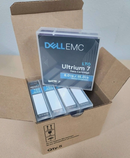 LTO7 EMC Ultrium7磁带6TB 15TB 7J4HF 全新包装 07J4HF DELL