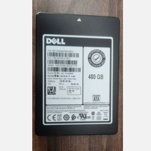 DELL VJM47 GYD5H 3KVC5  C2C58 65T1J MZ7LH480HBHQAD3 PM883A