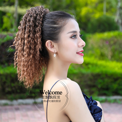 隐形自然马尾假发轻盈龙飘飘正品