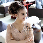 抓夹式 龙飘飘正品 01巴黎补发不打结假发女马尾 隐形自然K040302