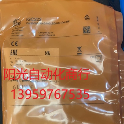 ifm易福门IGC222  IGK2008BFRKG/M/2