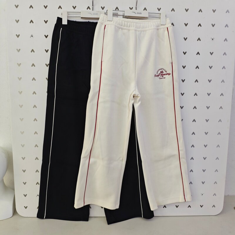 362621707女大童安踏儿童2026年款春夏星火篮球散口针织运动长裤