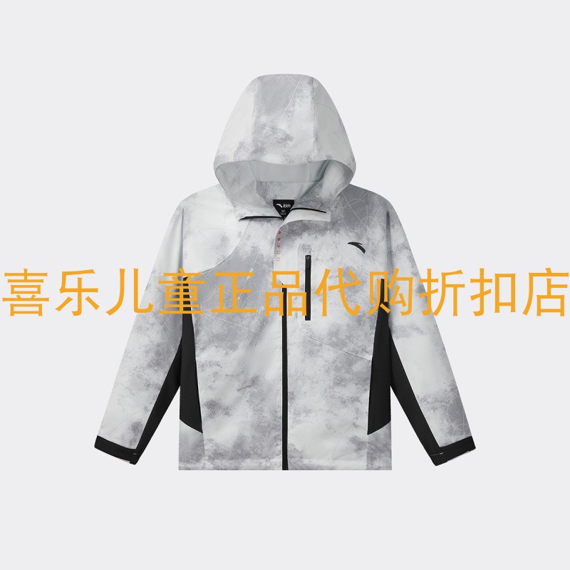 安踏儿童综训系列丝光绒运动上衣