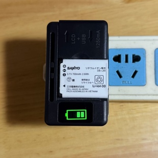 L80 P70 适用TS W90 Li88 H90 WS80宾得相机电池充电器 DV001