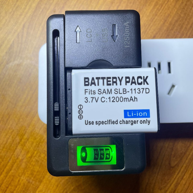 适用于三星SLB-1137D充电器 相机TS-DV001-SLB1137D电池