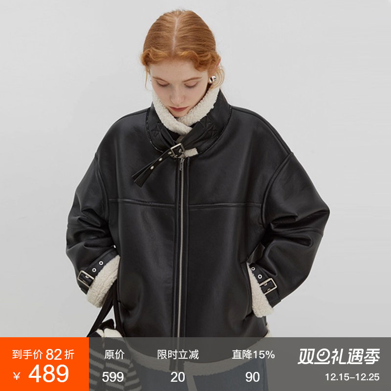 范洛Fano冬季新款机车服夹克外套