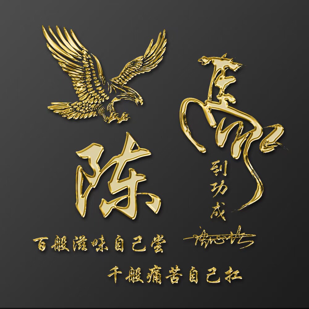 2024龙年头像抖音快手微信个性签名专属姓氏红色头像定制设计好运