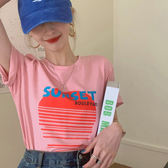 實拍實價~印花圓領短袖T恤