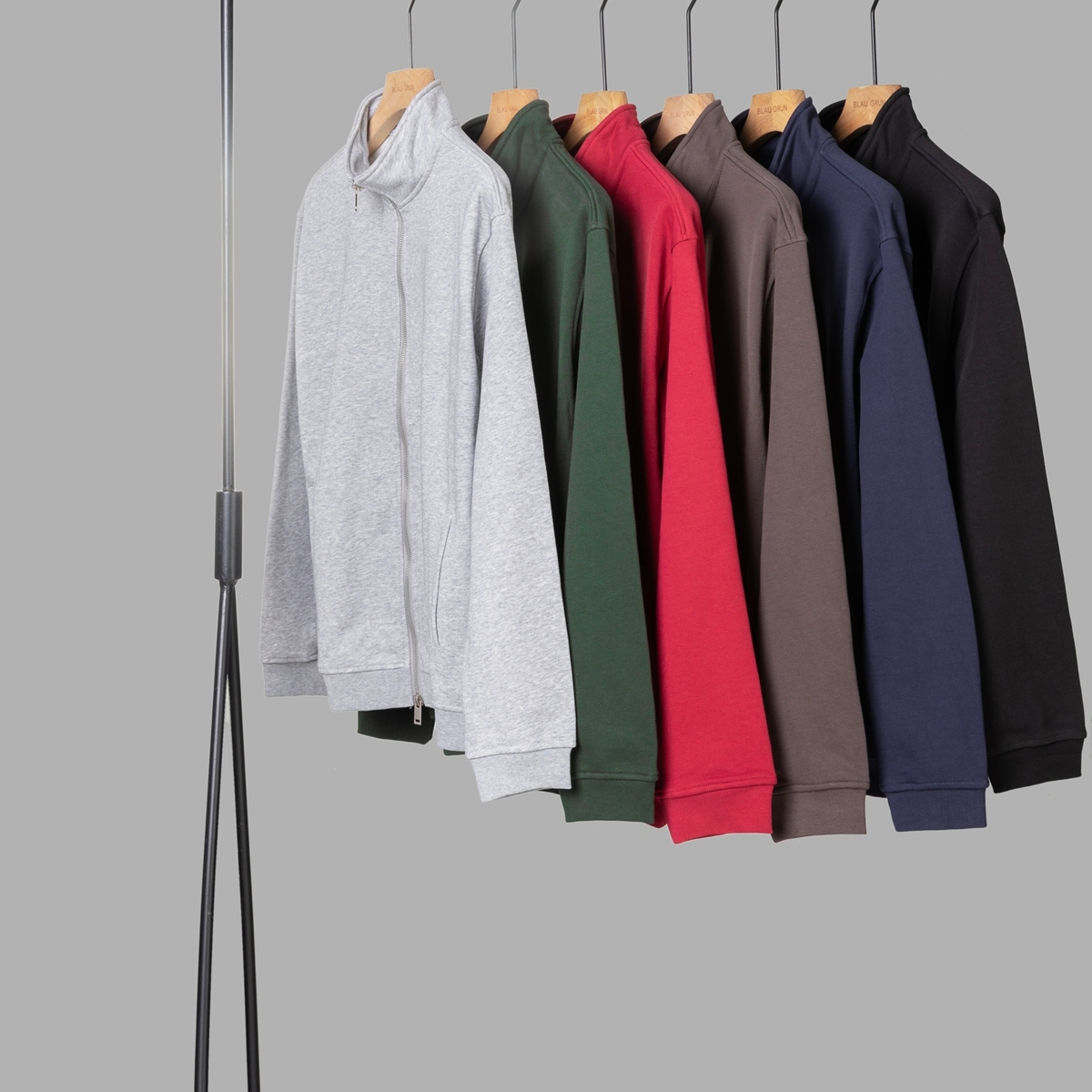 BLAUGRUN420克重磅高领卫衣