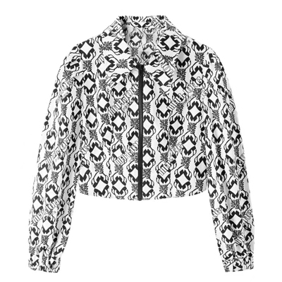 鸟家女装2024秋季新款泡泡袖BM风短款休闲衬衫外套B3407