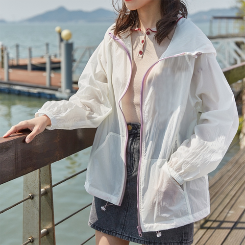 唐系列女装夏季防晒衣薄款设计感小众长袖透气潮小香风外套/11-17