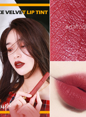 韩国3CE雾面丝绒唇釉哑光谣言女口红南瓜梅子色know better砖红色