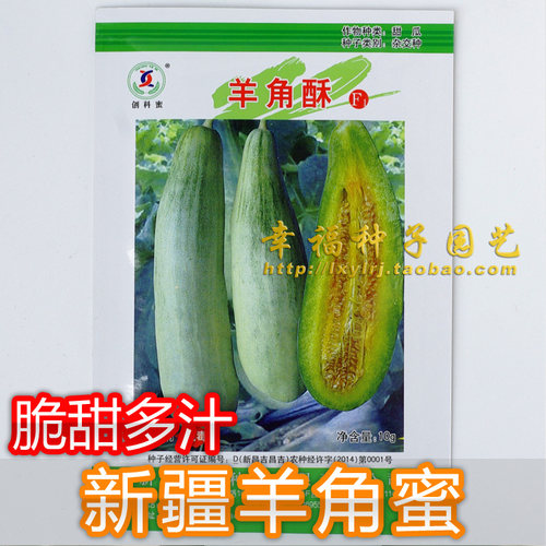 羊角蜜甜瓜种子酥脆甜瓜羊角脆瓜