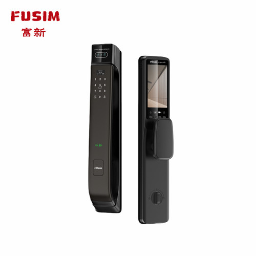 FUSIM富新指纹锁3D人脸识别指纹锁密码锁远程开锁包安装