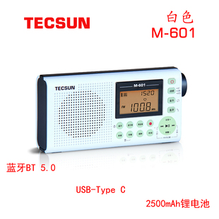 601调频FM收音机录音机蓝牙音箱插卡MP3音乐播放器 TECSUN 德生M