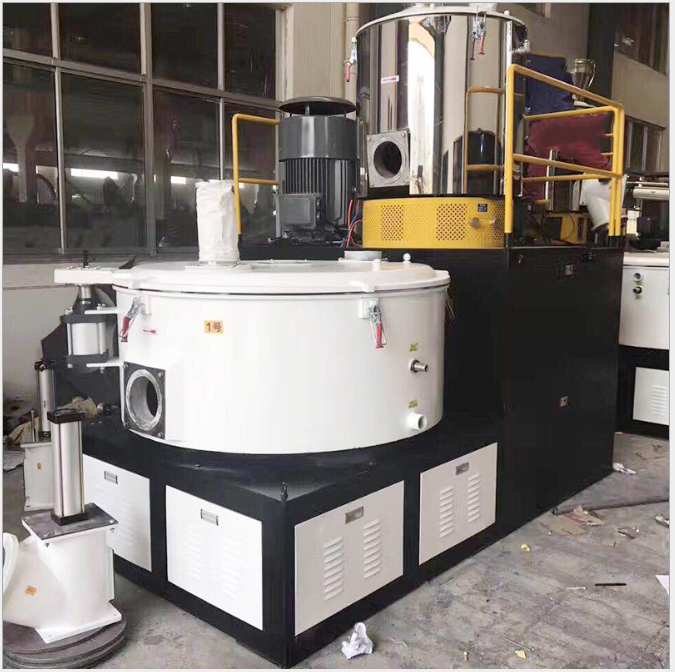 pvc塑料粉末高混合机塑料高混机高速混料机组搅拌机机械厂家直发