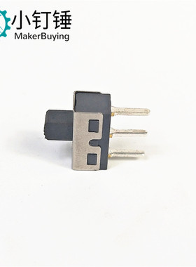 SS12D06 SS12D10 5MM柄高 2档3脚 大电流拨动开关 直/弯脚