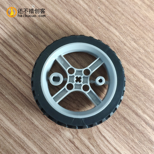TT/N20马达自由轮子转兼容乐高内十字轴机器人智能小车直径65mm