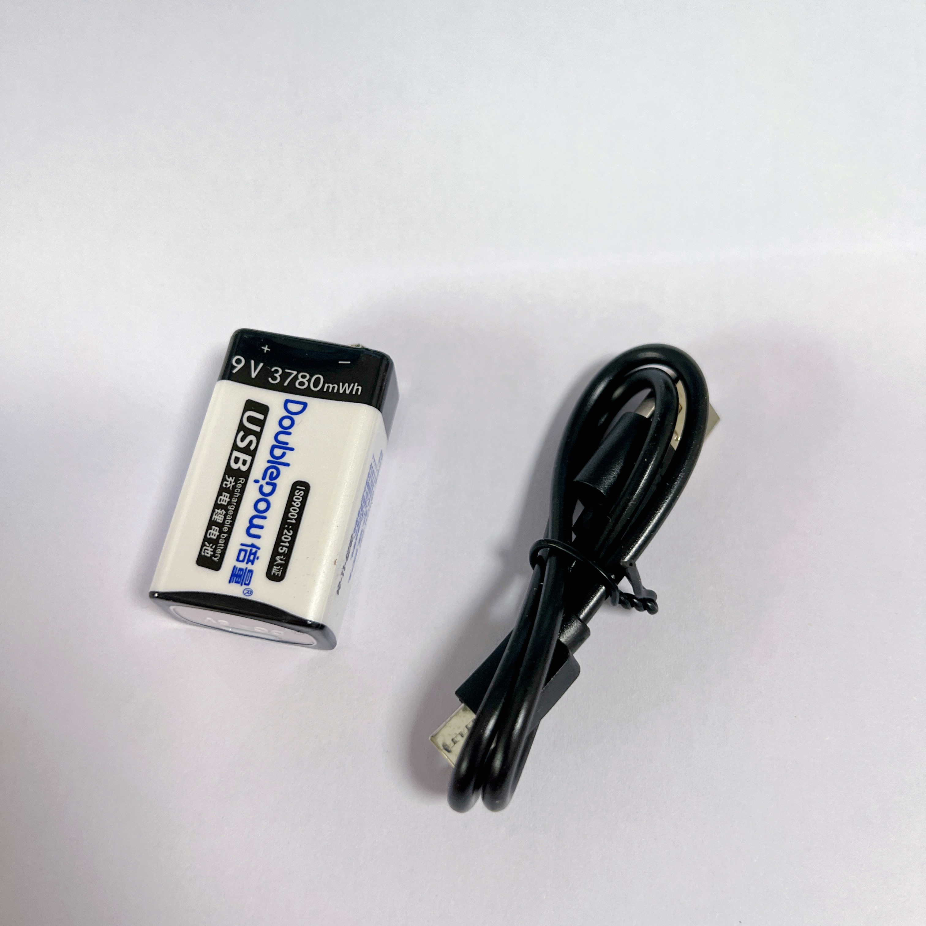 9V充电电池6F22锂离子方形万用表医疗仪器电池1节USB充电420mAh